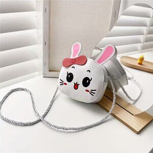 💲1⃣dollar▶▶🌕Cute White Bunny Kids Bag